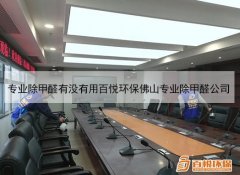 專(zhuān)業(yè)除甲醛有沒(méi)有用百悅環(huán)保佛山專(zhuān)業(yè)除甲醛公司